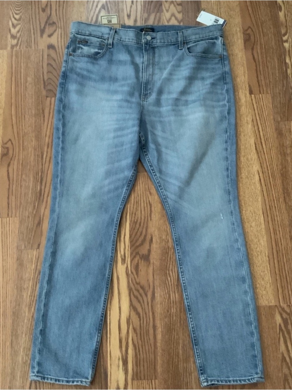 Polo Ralph Lauren Jeans 34r/12 Women's High Rise Skinny Jeans Light Wash NWT